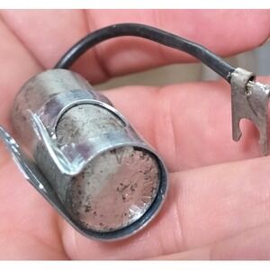 Vintage Wizard Ignition Condenser L-4886 NOS Original Box Blue Yellow Label